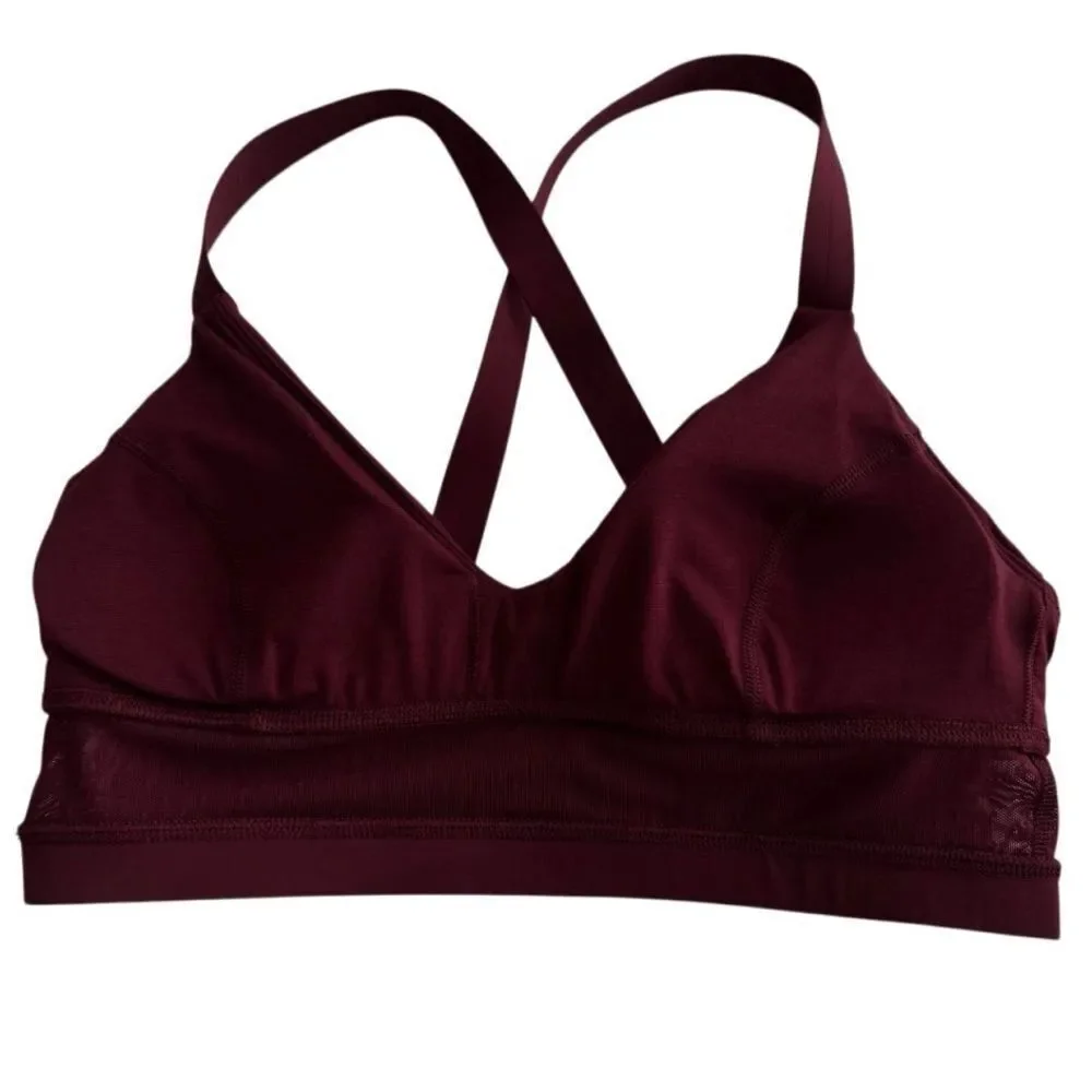 Bra Lululemon Body Con Bra Deep Rouge Size 8
